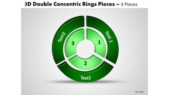 Sales Diagram 3d Double Concentric Rings Pieces 3 Consulting Diagram Sales Diagram 3d Double Concentric Rings Pieces 3 Consulting Diagram