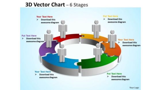 Sales Diagram 3d Vector Chart 6 Stages Consulting Diagram Sales Diagram 3d Vector Chart 6 Stages Consulting Diagram