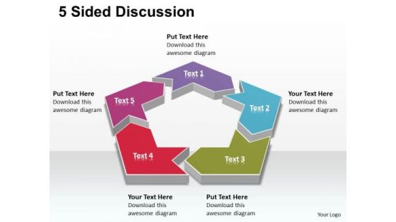 Sales Diagram 5 Sided Discussion Marketing Diagram Sales Diagram 5 Sided Discussion Marketing Diagram
