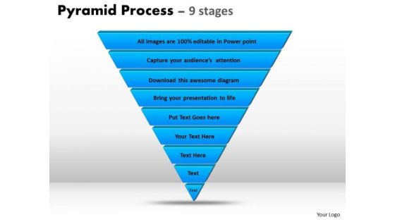 Sales Diagram 9 Staged 3d Reverse Triangular Diagram For Strategy Consulting Diagram Sales Diagram 9 Staged 3d Reverse Triangular Diagram For Strategy Consulting Diagram