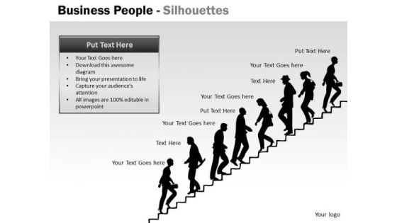 Sales Diagram Business People Silhouettes Marketing Diagram Sales Diagram Business People Silhouettes Marketing Diagram
