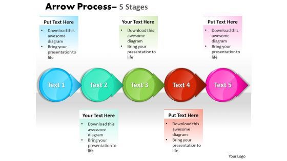 Sales Diagram Circle Arrow 5 Stages Business Diagram Sales Diagram Circle Arrow 5 Stages Business Diagram