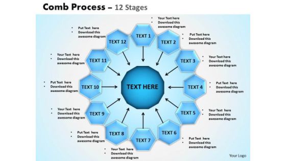 Sales Diagram Comb Process 12 Stages Mba Models And Frameworks