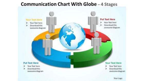 Sales Diagram Communication Chart With Globe 4 Stages Consulting Diagram Sales Diagram Communication Chart With Globe 4 Stages Consulting Diagram