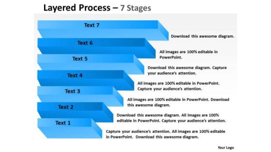 Sales Diagram Layered Process With 7 Stages For Process Strategy Diagram Sales Diagram Layered Process With 7 Stages For Process Strategy Diagram