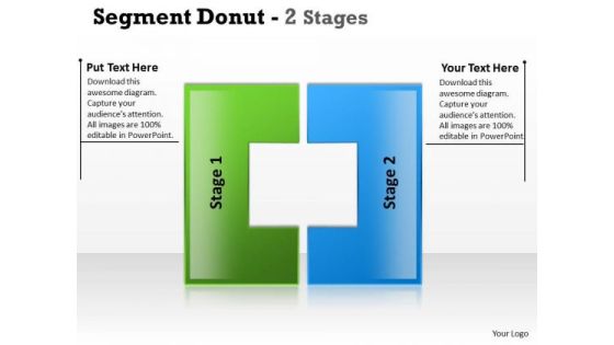 Sales Diagram Segment Donut Stages Consulting Diagram