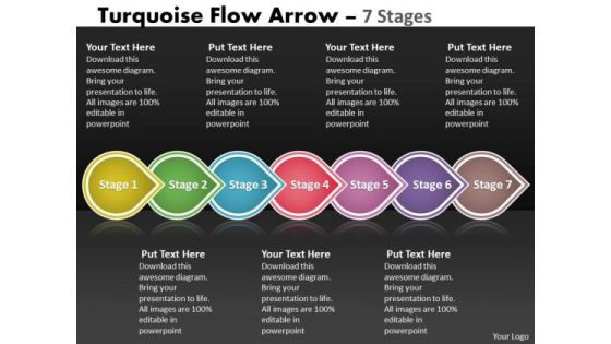 Sales Diagram Turquoise Flow Arrow 7 Stages Marketing Diagram Sales Diagram Turquoise Flow Arrow 7 Stages Marketing Diagram