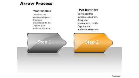 Sales Ppt Background Arrow Process 2 Stages Style 1 Project Management PowerPoint 3 Graphic