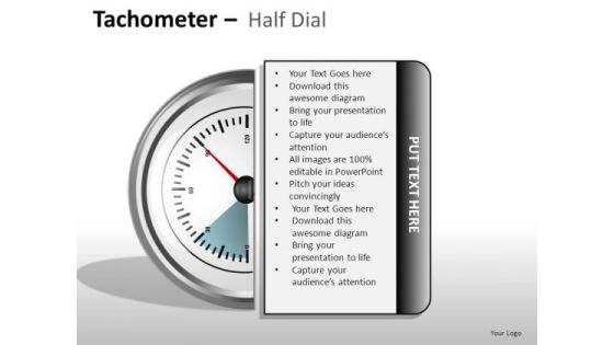 Sales Tachometer Half Dial PowerPoint Slides And Ppt Diagram Templates