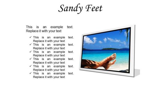 Sandy Feet Nature PowerPoint Presentation Slides F Sandy Feet Nature PowerPoint Presentation Slides F