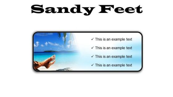 Sandy Feet Nature PowerPoint Presentation Slides R Sandy Feet Nature PowerPoint Presentation Slides R