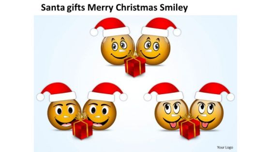 Santa Gifts Merry Christmas Smiley Business Process Flowchart PowerPoint Slides Santa Gifts Merry Christmas Smiley Business Process Flowchart PowerPoint Slides