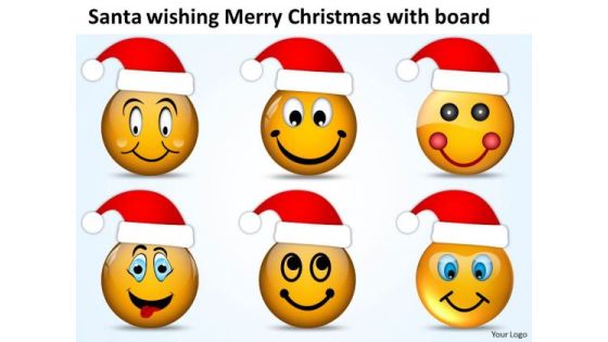 Santa Wishing Merry Christmas Laughing Smileys PowerPoint Templates Santa Wishing Merry Christmas Laughing Smileys PowerPoint Templates