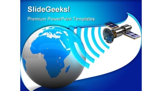 Satellite Broadcasting Communication PowerPoint Templates And PowerPoint Backgrounds 0311 Satellite Broadcasting Communication PowerPoint Templates And PowerPoint Backgrounds 0311