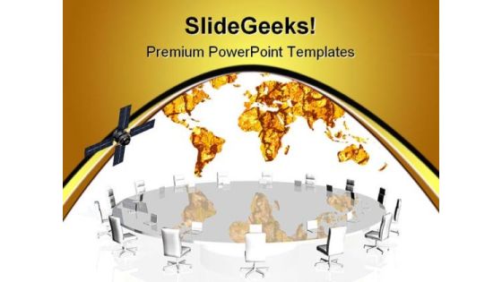 Satellite Conference Business PowerPoint Templates And PowerPoint Backgrounds 0811 Satellite Conference Business PowerPoint Templates And PowerPoint Backgrounds 0811