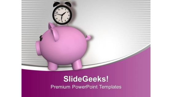 Savings Increases With Time PowerPoint Templates Ppt Backgrounds For Slides 0413