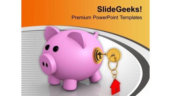 Savings Secured Real Estate PowerPoint Templates Ppt Backgrounds For Slides 0313 Savings Secured Real Estate PowerPoint Templates Ppt Backgrounds For Slides 0313