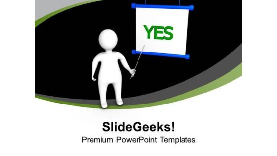 Say Yes To Training Session PowerPoint Templates Ppt Backgrounds For Slides 0613 Say Yes To Training Session PowerPoint Templates Ppt Backgrounds For Slides 0613
