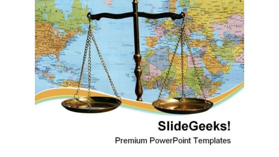 Scales And World Map Law PowerPoint Themes And PowerPoint Slides 0711 Scales And World Map Law PowerPoint Themes And PowerPoint Slides 0711