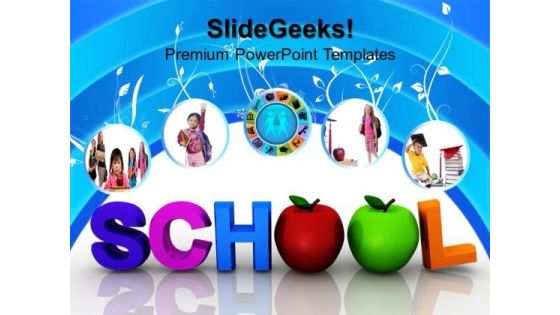 School Education PowerPoint Templates And PowerPoint Themes 0812 School Education PowerPoint Templates And PowerPoint Themes 0812