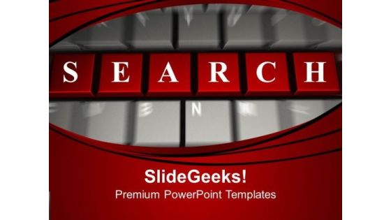 Search Word On Keyboard PowerPoint Templates Ppt Backgrounds For Slides 0113 Search Word On Keyboard PowerPoint Templates Ppt Backgrounds For Slides 0113