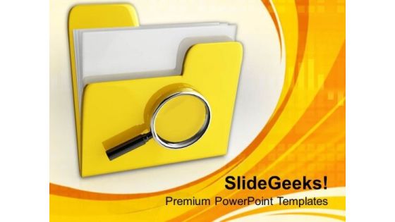 Searching Files In A Folder PowerPoint Templates Ppt Backgrounds For Slides 0713 Searching Files In A Folder PowerPoint Templates Ppt Backgrounds For Slides 0713