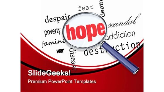 Searching For Hope Metaphor PowerPoint Templates And PowerPoint Backgrounds 0811 Searching For Hope Metaphor PowerPoint Templates And PowerPoint Backgrounds 0811
