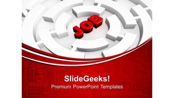 Searching Job Hard To Find It In Labyrinth PowerPoint Templates Ppt Backgrounds For Slides 0313 Searching Job Hard To Find It In Labyrinth PowerPoint Templates Ppt Backgrounds For Slides 0313