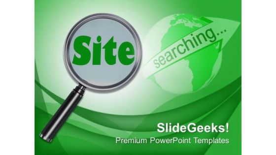 Searching The New Website Internet PowerPoint Templates Ppt Backgrounds For Slides 0513