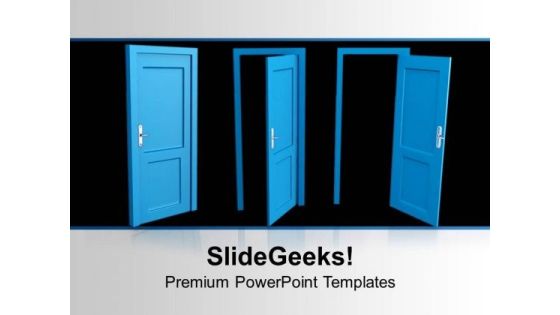 Selecting Right Door Of Opportunity PowerPoint Templates Ppt Backgrounds For Slides 0713 Selecting Right Door Of Opportunity PowerPoint Templates Ppt Backgrounds For Slides 0713