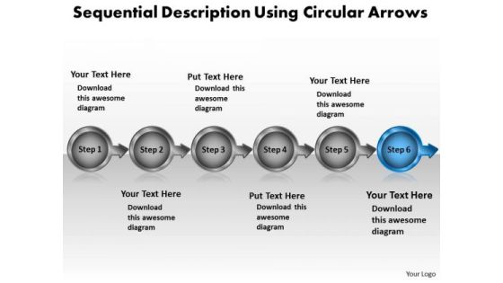 Sequential Description Using Circular Arrows Workflow Management PowerPoint Slides Sequential Description Using Circular Arrows Workflow Management PowerPoint Slides