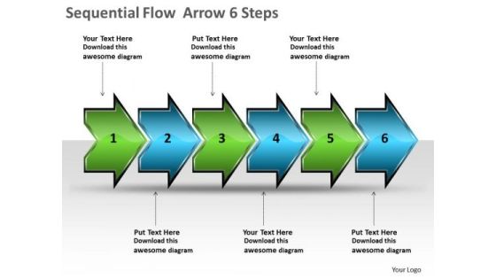 Sequential Flow Arrow 6 Steps Production Charts PowerPoint Templates Sequential Flow Arrow 6 Steps Production Charts PowerPoint Templates