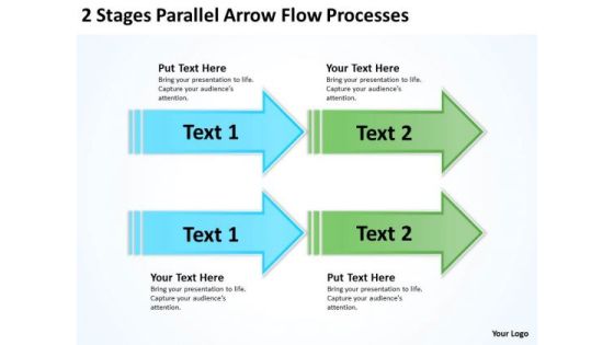 Serial Vs Parallel Processing 2 Stages Arrow Flow Processes PowerPoint Templates Serial Vs Parallel Processing 2 Stages Arrow Flow Processes PowerPoint Templates