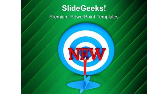 Set New Target In Business PowerPoint Templates Ppt Backgrounds For Slides 0413