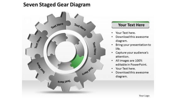 Seven Staged Gear Diagram Ppt Business Plans Free Templates PowerPoint Seven Staged Gear Diagram Ppt Business Plans Free Templates PowerPoint