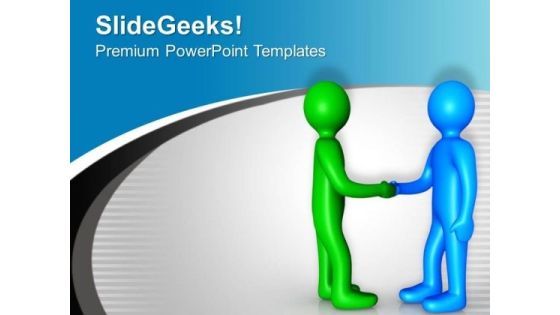 Shake Hands With Team Mates PowerPoint Templates Ppt Backgrounds For Slides 0713 Shake Hands With Team Mates PowerPoint Templates Ppt Backgrounds For Slides 0713