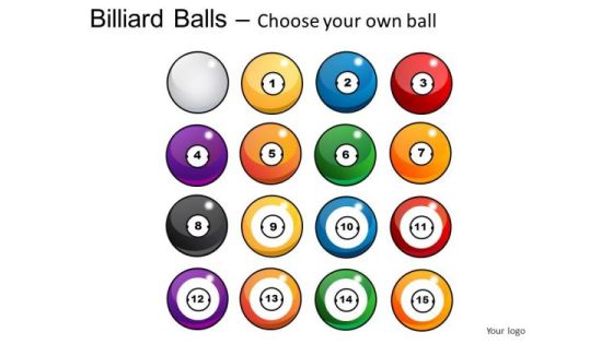 Shiny Billiard Balls With Cue PowerPoint Slides And Ppt Diagram Templates Shiny Billiard Balls With Cue PowerPoint Slides And Ppt Diagram Templates