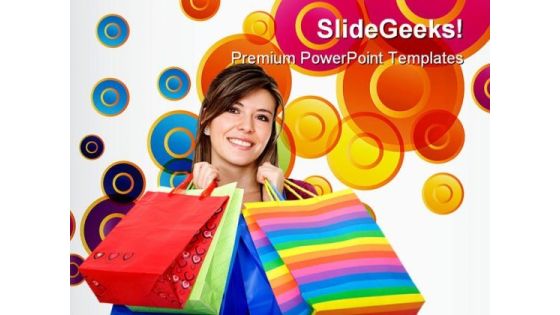 Shopping Woman01 Sales PowerPoint Templates And PowerPoint Backgrounds 0311