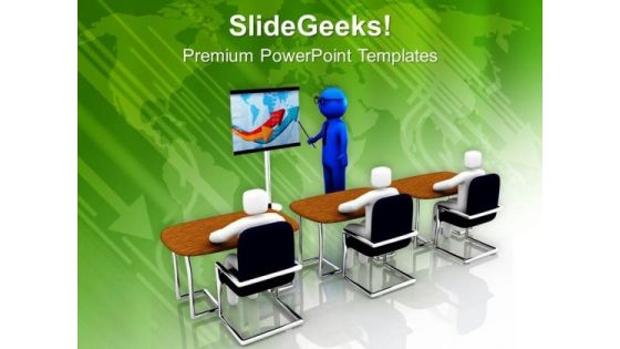Show The Financial Growth To Team PowerPoint Templates Ppt Backgrounds For Slides 0713 Show The Financial Growth To Team PowerPoint Templates Ppt Backgrounds For Slides 0713