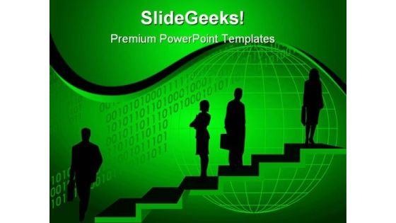 Silhouettes On Stairs Global PowerPoint Templates And PowerPoint Backgrounds 1011 Silhouettes On Stairs Global PowerPoint Templates And PowerPoint Backgrounds 1011