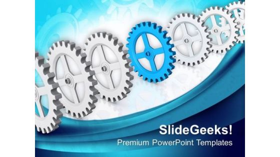 Single Gear Can Change The Process PowerPoint Templates Ppt Backgrounds For Slides 0613 Single Gear Can Change The Process PowerPoint Templates Ppt Backgrounds For Slides 0613