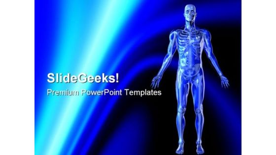 Skeleton Science PowerPoint Template 0610 Skeleton Science PowerPoint Template 0610