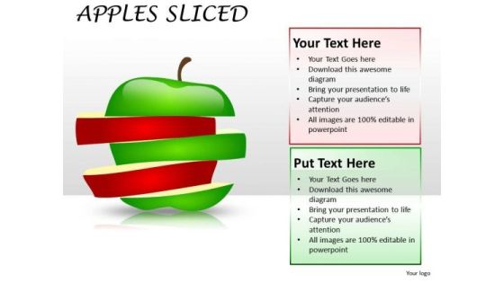Slices And Merged Apples PowerPoint Slides And Ppt Diagram Templates Slices And Merged Apples PowerPoint Slides And Ppt Diagram Templates