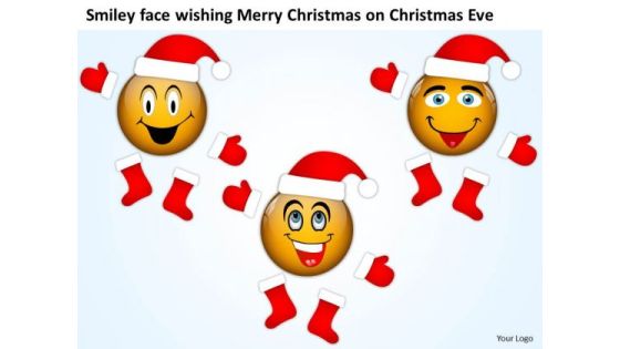 Smiley Face Wishing Merry Christmas On Eve Circuit Design PowerPoint Templates Smiley Face Wishing Merry Christmas On Eve Circuit Design PowerPoint Templates