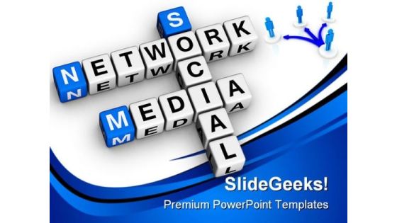 Social Media Network People PowerPoint Template 1110 Social Media Network People PowerPoint Template 1110