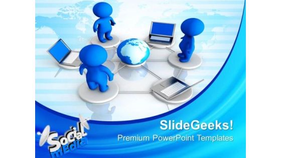 Social Media Networking Communication PowerPoint Templates And PowerPoint Themes 0812 Social Media Networking Communication PowerPoint Templates And PowerPoint Themes 0812