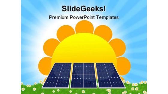 Solar Panel Geographical PowerPoint Templates And PowerPoint Backgrounds 0611 Solar Panel Geographical PowerPoint Templates And PowerPoint Backgrounds 0611
