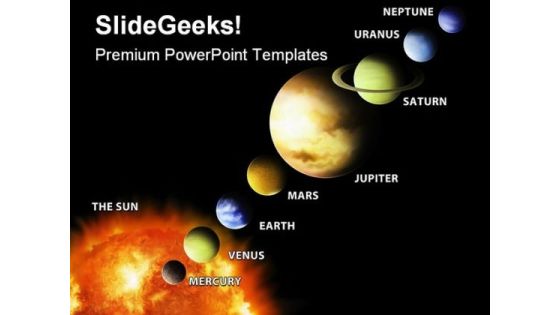 Solar System Science PowerPoint Themes And PowerPoint Slides 0411