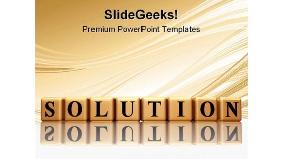 Solution Business Abstract PowerPoint Templates And PowerPoint Backgrounds 0811 Solution Business Abstract PowerPoint Templates And PowerPoint Backgrounds 0811