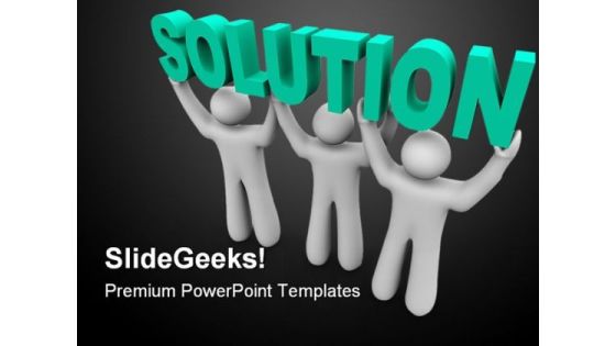 Solution Business PowerPoint Templates And PowerPoint Backgrounds 0411 Solution Business PowerPoint Templates And PowerPoint Backgrounds 0411